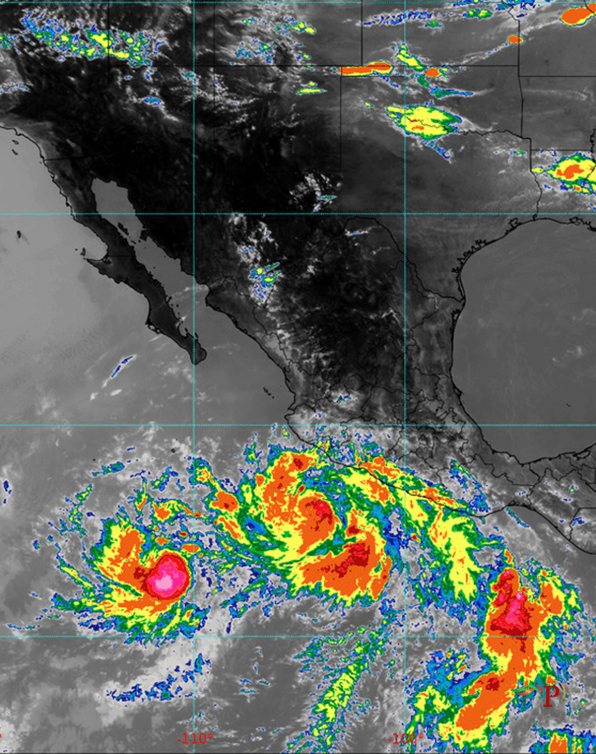 «Bárbara» ocasionará lluvias muy fuertes hoy y mañana