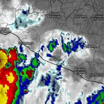 Auguran lluvias intensas para este fin de semana