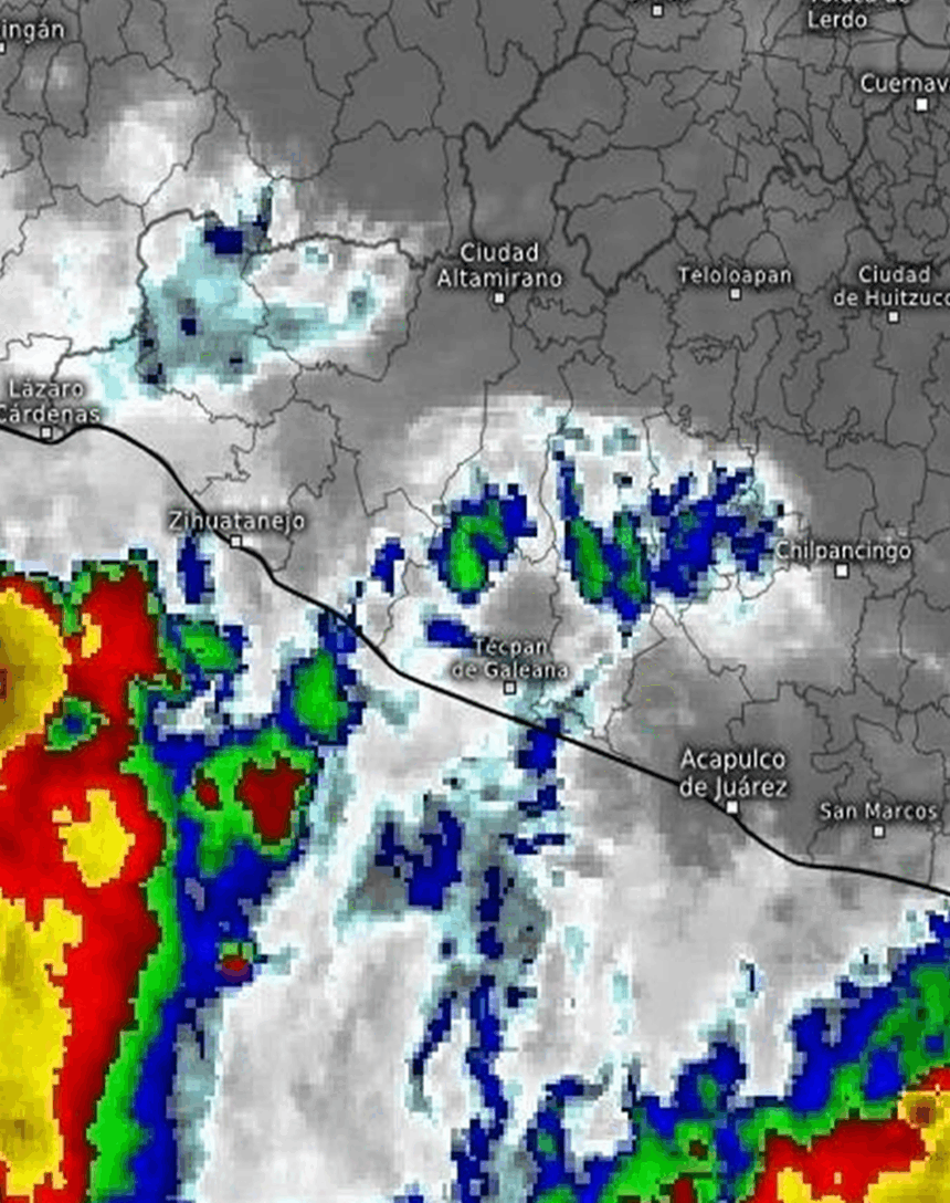 Auguran lluvias intensas para este fin de semana