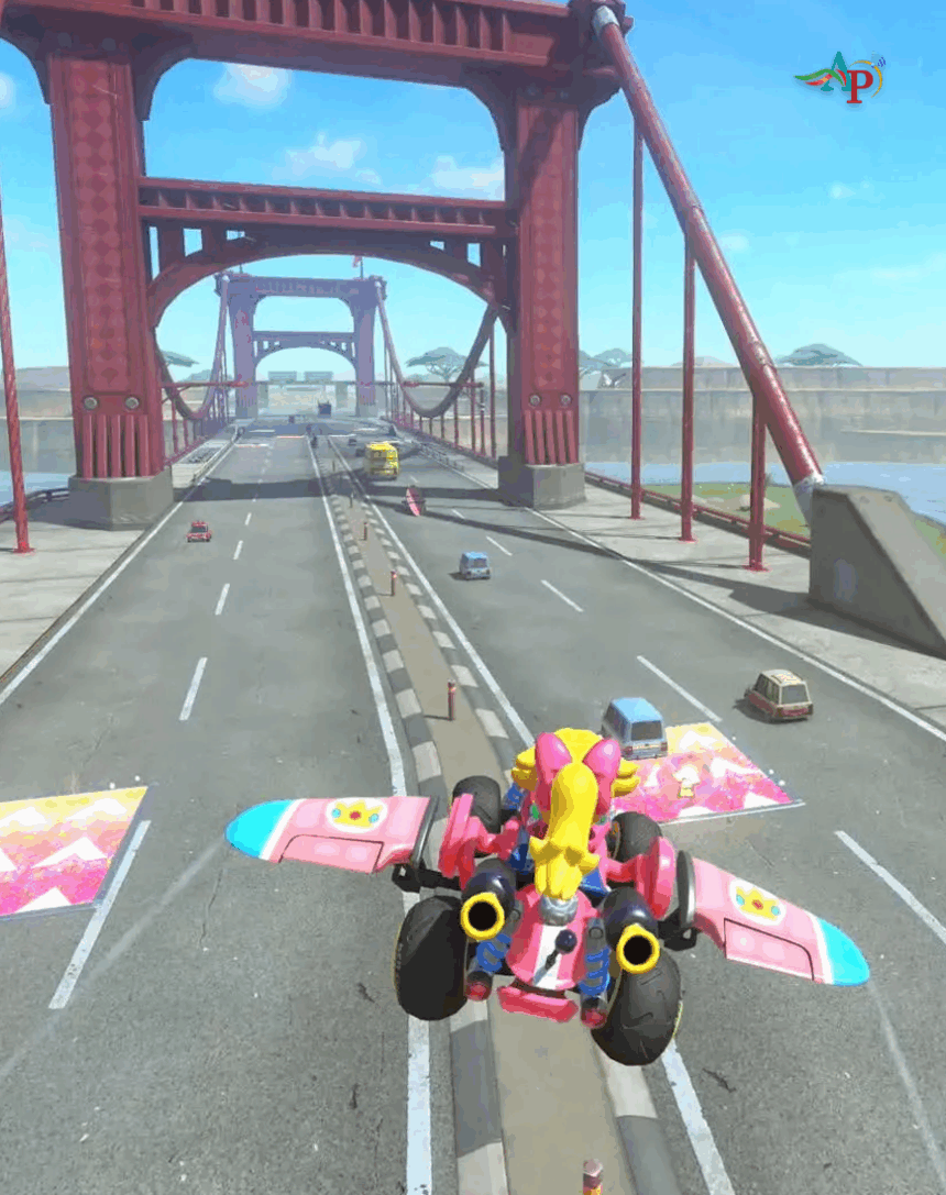 MARIO CAR Deslumbra mundo abierto de Mario Kart World de Switch 2