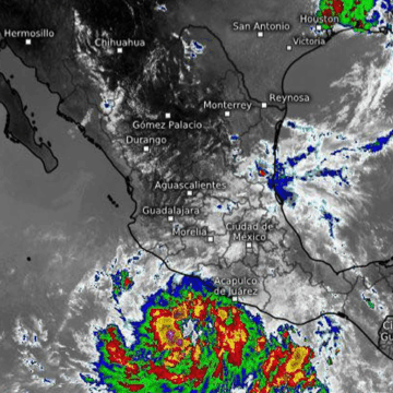 «Dalila» ocasiona lluvias intensas, oleajes elevados y vientos fuertes