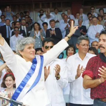 Falleció Violeta Barrios, expresidenta de Nicaragua