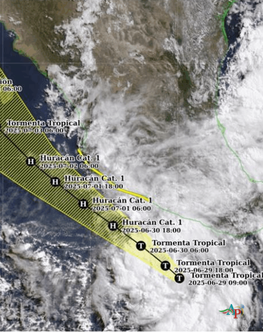 Flossie y Barry causarán lluvias torrenciales en el Pacífico y Atlántico