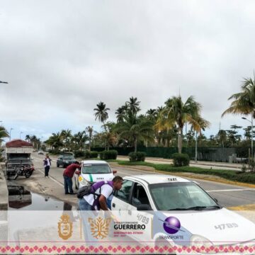 Se normaliza el transporte público en Acapulco y Coyuca de Benítez