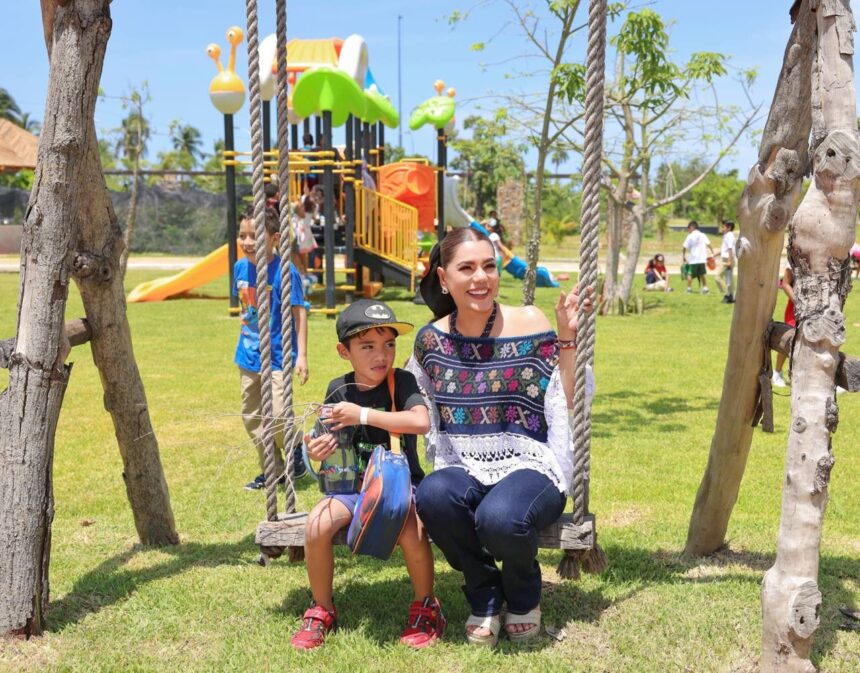 Entregó Evelyn Salgado primera etapa de rehabilitación del parque Papagayo