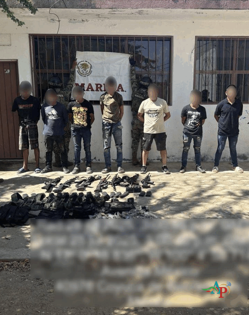 PORTADA MICH Capturan a siete miembros de La Familia Michoacana en Coyuca de Benítez