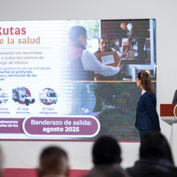 Anunció Sheinbaum las «Rutas de la salud»