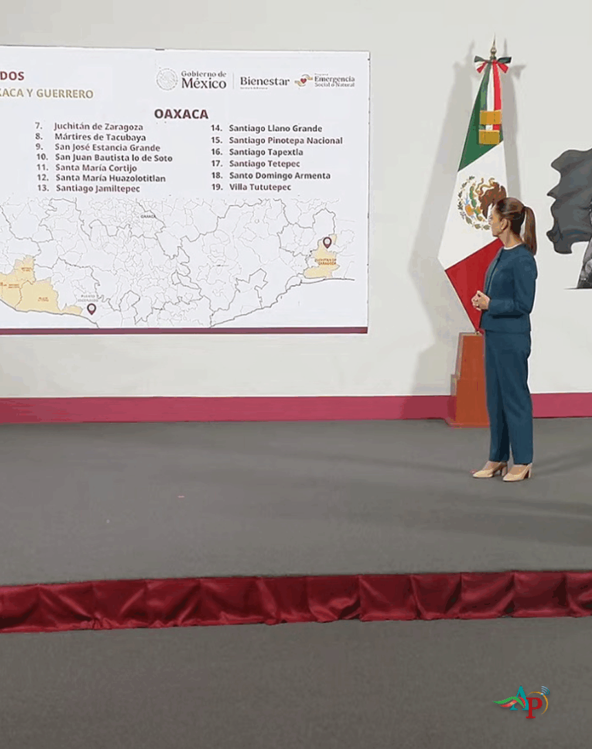 Más de 59 mil afectados por Erick han sido atendidos por Gobierno federal