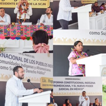 Ministro Hugo Aguilar impartió conferencia por Día de Pueblos Indigenas en Guerrero