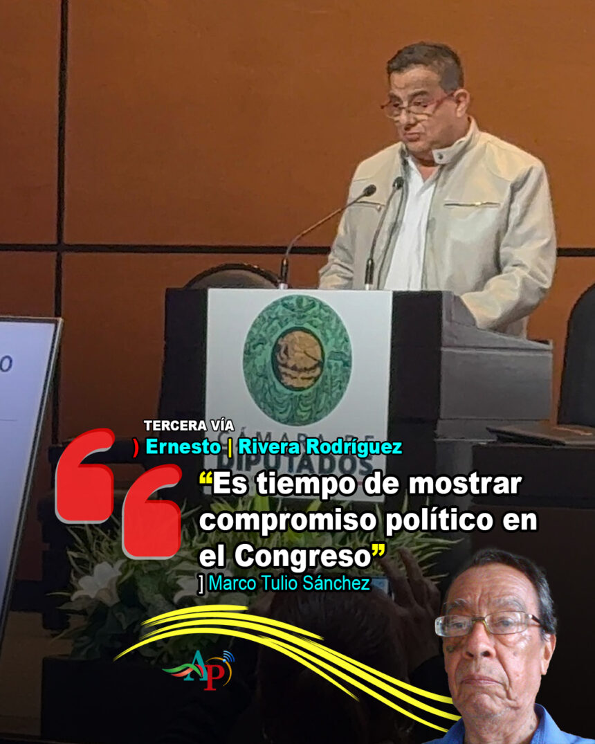 Marco Tulio Sánchez: Tiempo de compromiso político en el Congreso