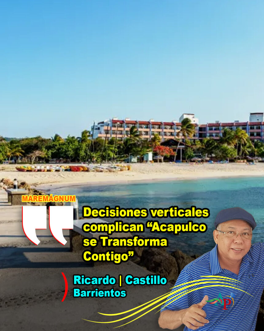 Decisiones verticales complican “Acapulco se Transforma Contigo”