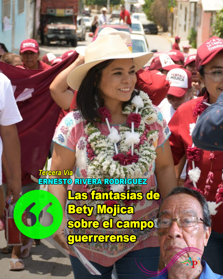 Las fantasías de Bety Mojica sobre el campo guerrerense