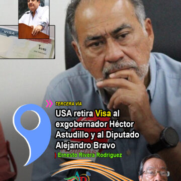 USA retira visa al exgobernador Héctor Astudillo y a Alejandro Bravo