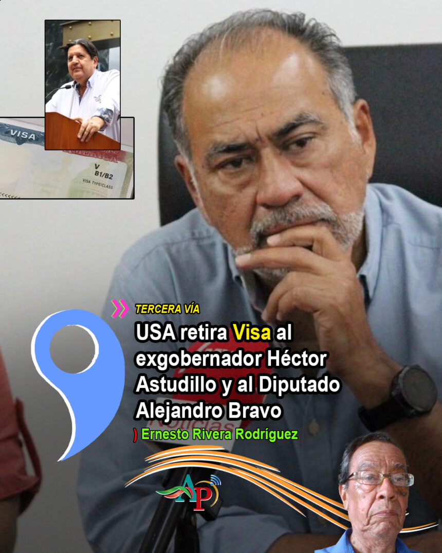 ERNESTO RIVERA USA retira visa al exgobernador Héctor Astudillo y a Alejandro Bravo