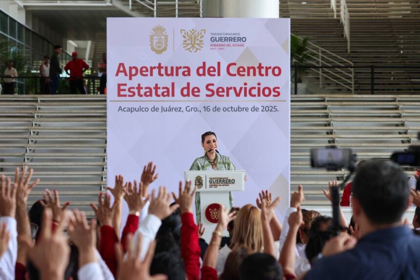Encabezó Evelyn Salgado apertura del Centro Estatal de Servicios (Edificio Inteligente)