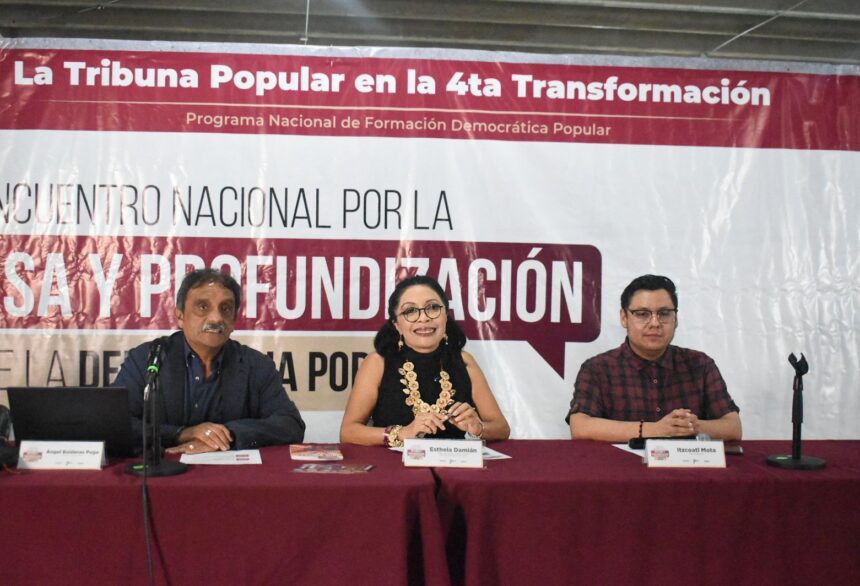 Esthela Damián reafirma compromiso por la paz