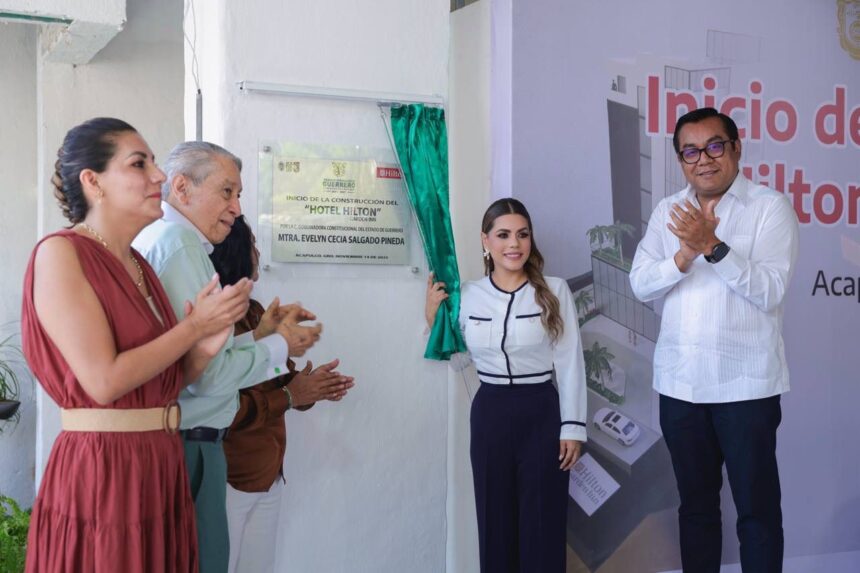 AsistIó Gobernadora a arranque de construcción del Hotel Hilton Garden Inn en Acapulco