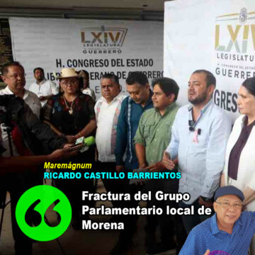 Fractura del Grupo Parlamentario local de Morena