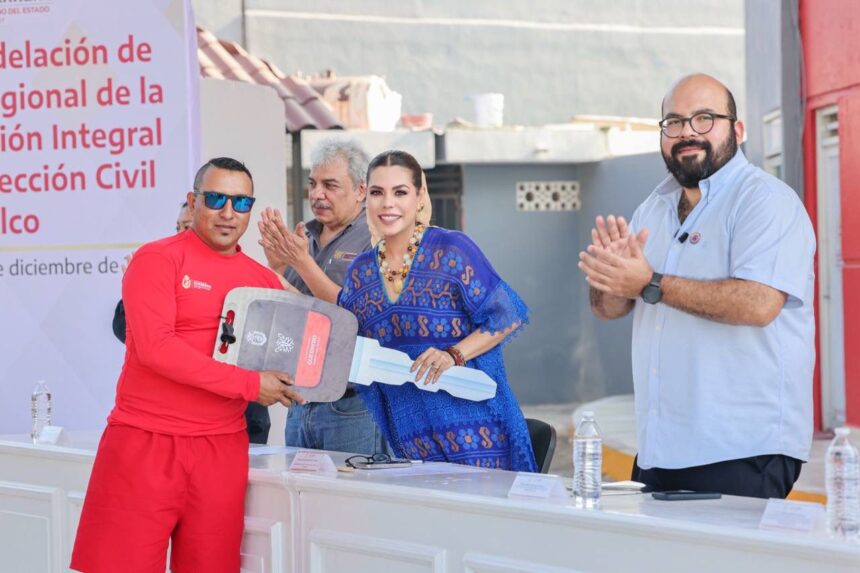 EVELYN.PROTECCIÓN CIVIL14 Entregó Gobernadora instalaciones remodeladas de Protección Civil en Acapulco