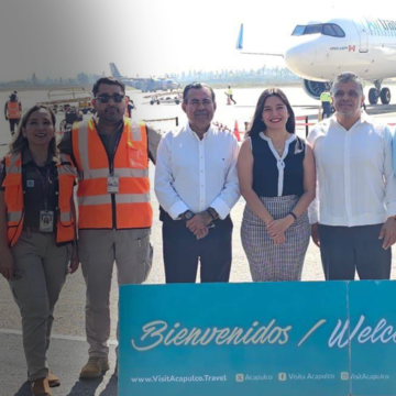 Recibió Acapulco el primer vuelo directo de Montreal