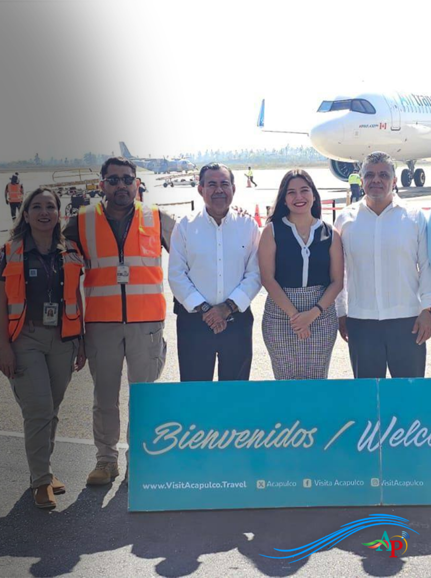 Recibió Acapulco el primer vuelo directo de Montreal