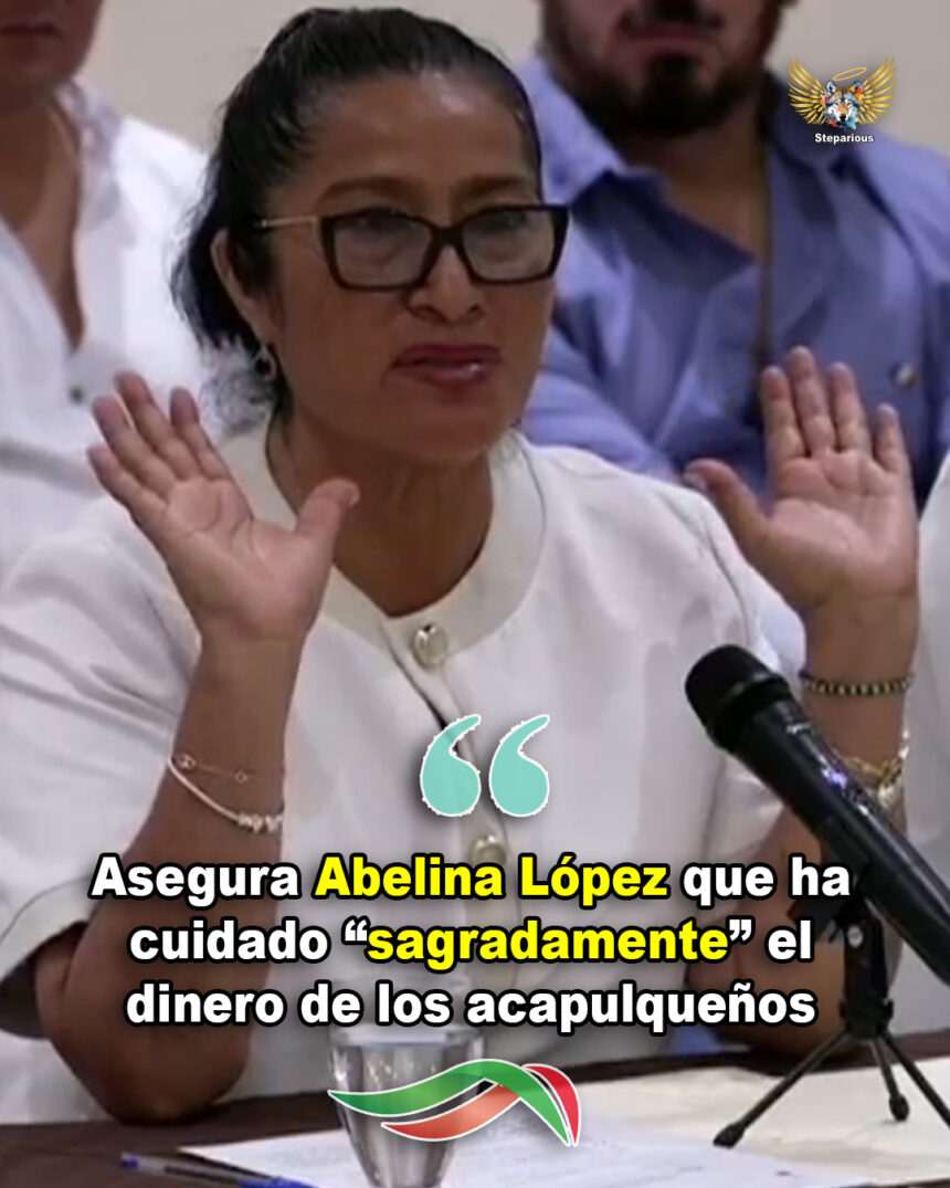 Problema del agua, culpa de antecesores y del sismo, dice Abelina
