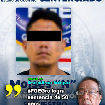 #FGEGro logra sentencia de 50 años