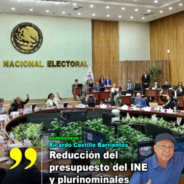 INE.CASTILLO Reducción del presupuesto del INE y plurinominales