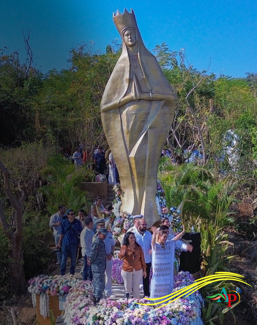 Inauguró Gobernadora imagen monumental de la «Reina de los Mares»