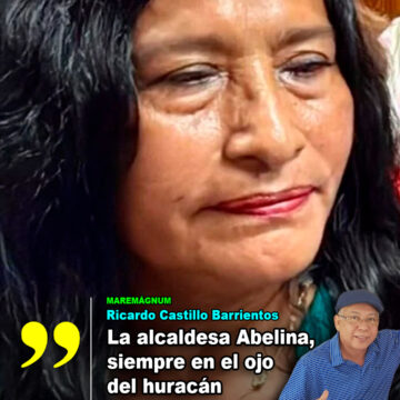 abelina.huracan La alcaldesa Abelina, siempre en el ojo del huracán