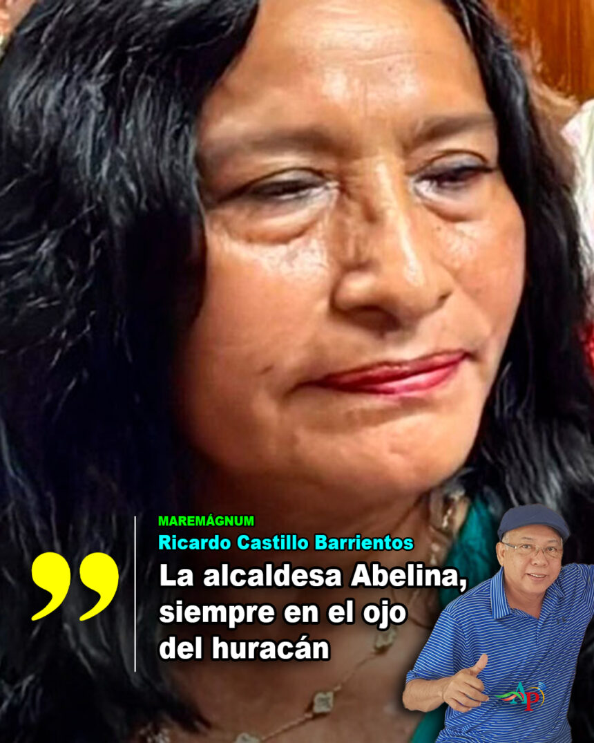 abelina.huracan La alcaldesa Abelina, siempre en el ojo del huracán