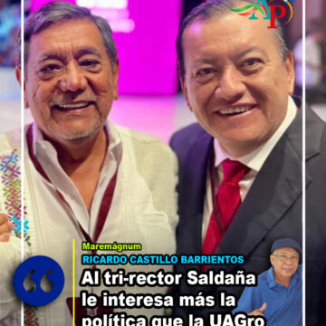 saldaña.uagro Al tri-rector Saldaña le interesa más la política que la UAGro