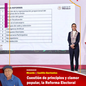 reforma.castillo Cuestión de principios y clamor popular, la Reforma Electoral