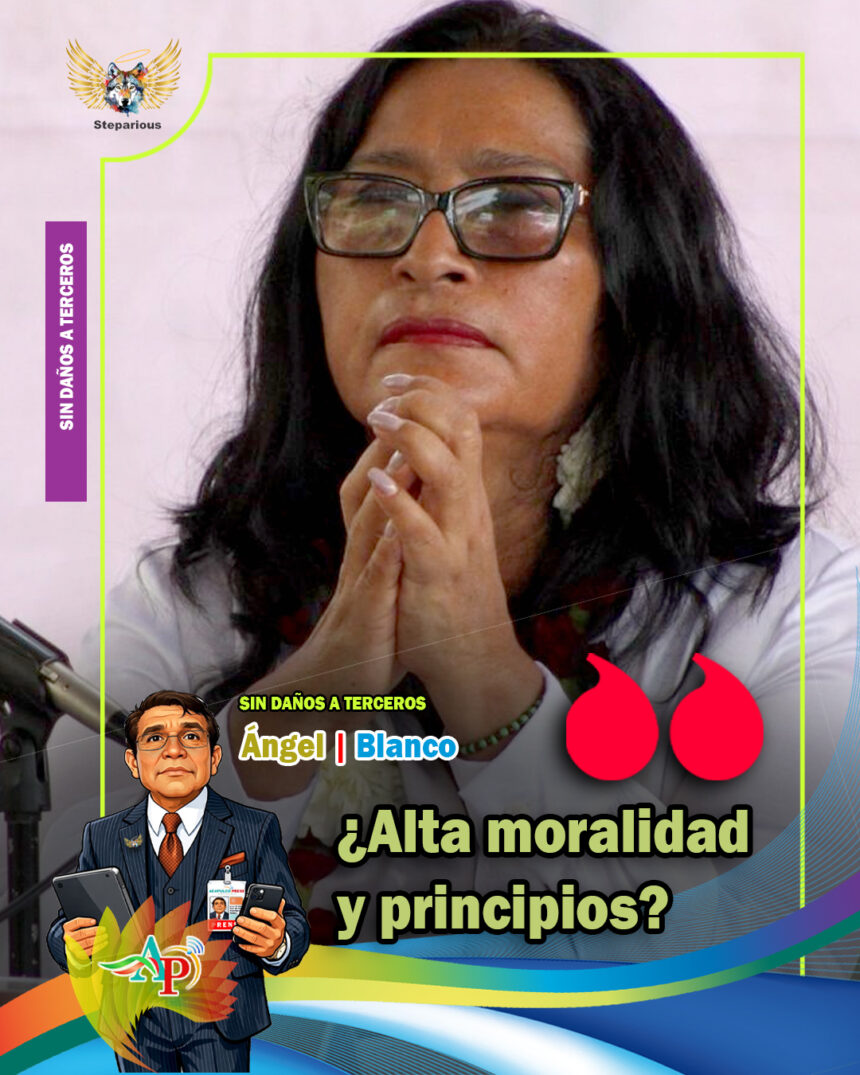 ¿Alcaldesa de «alta moralidad» y «principios»?