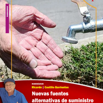 MAREMÁGNUM Nuevas fuentes alternativas de suministro de agua para la capital