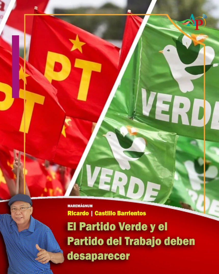 El Partido Verde y el Partido del Trabajo deben desaparecer