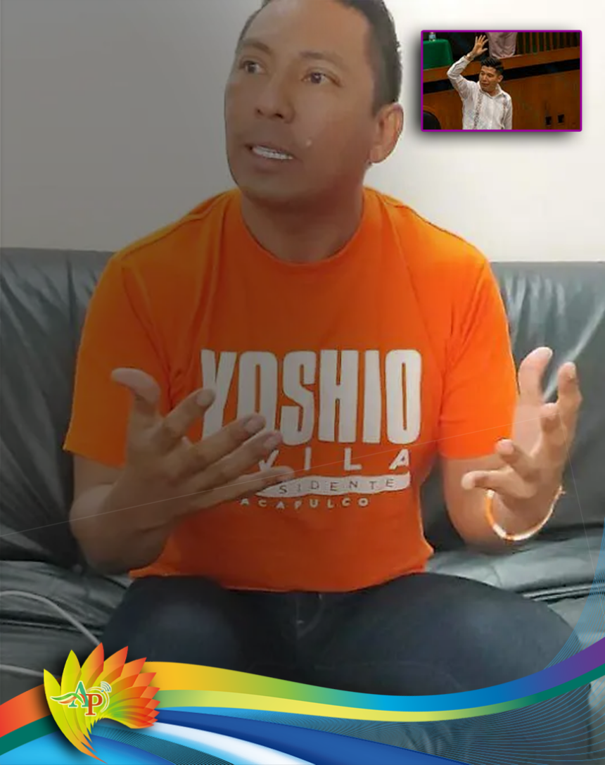 YOSHIO ÁVILA Morena, con puertas y ventanas cerradas para Yoshio Ávila