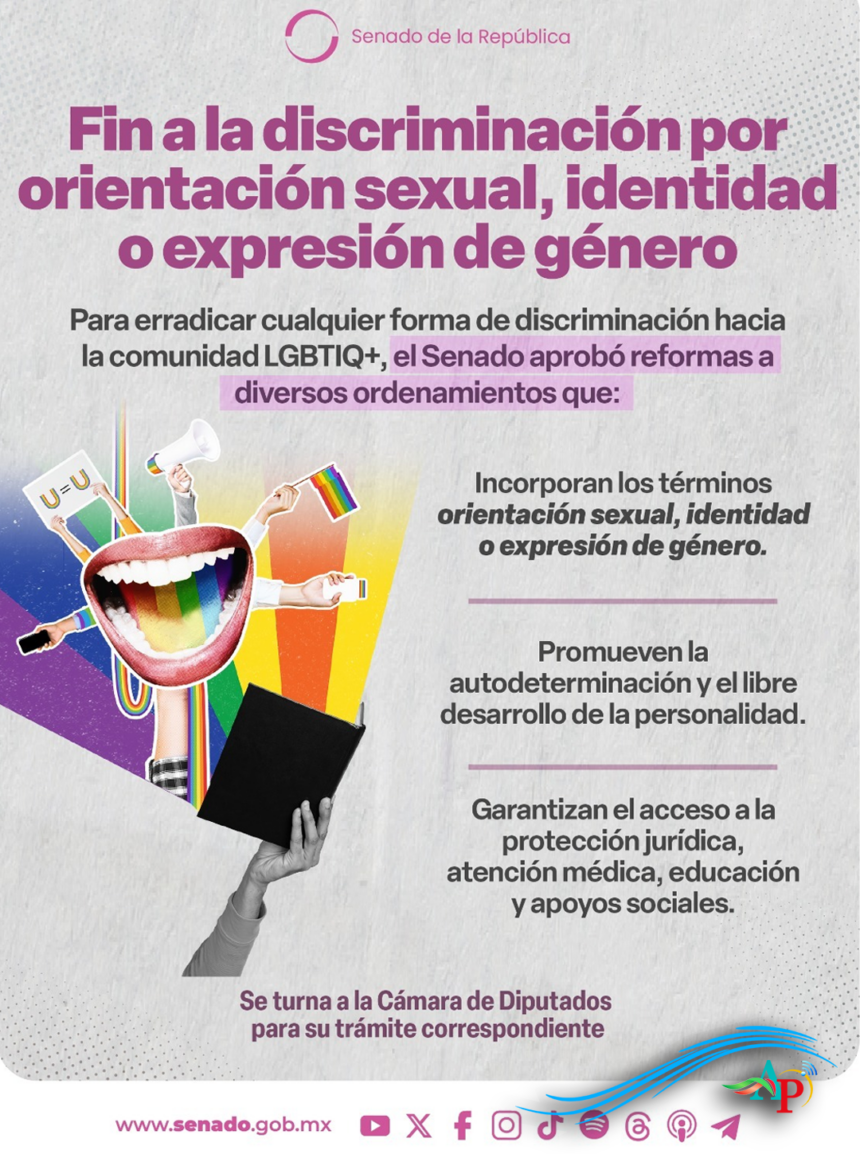 ltgtb Senado aprobó eliminar discriminación LGBTIQ+