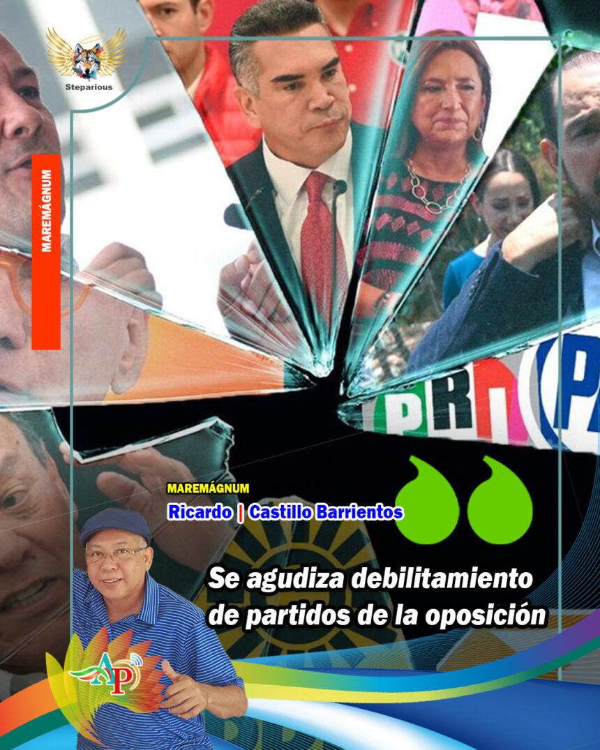 oposicion debilitada Se agudiza debilitamiento de partidos de la oposición