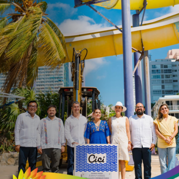 Colocó Gobernadora primera piedra del renacer del CICI Acapulco