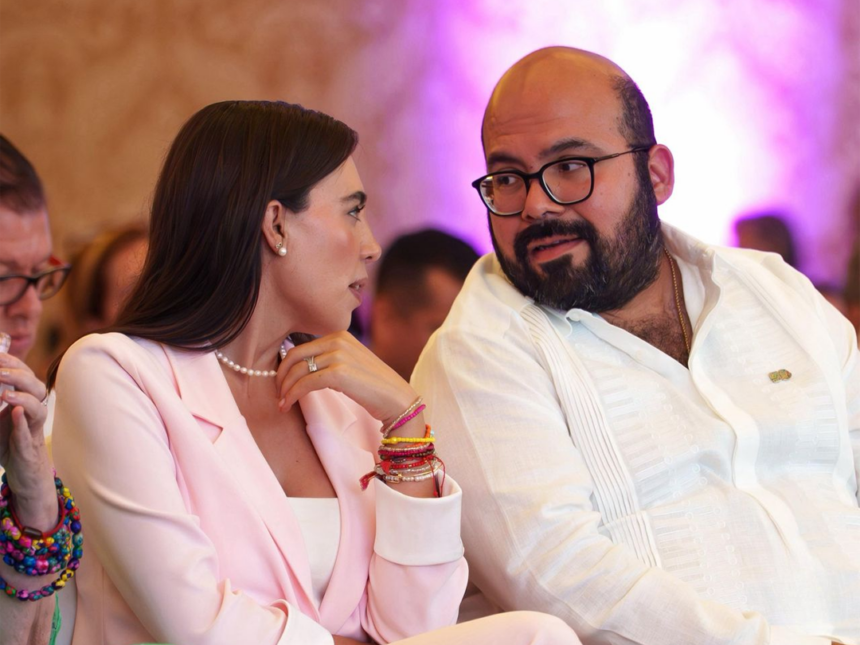 Acompañó Ricardo Salinas a secretaria de Turismo federal a inauguración del Tianguis Turístico 2026