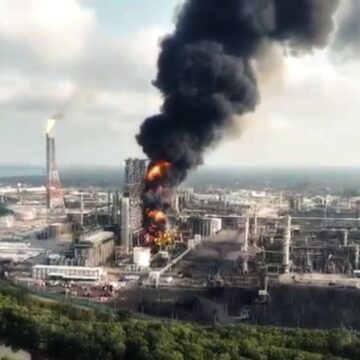 Otro incendio en refinería Olmeca de Dos Bocas