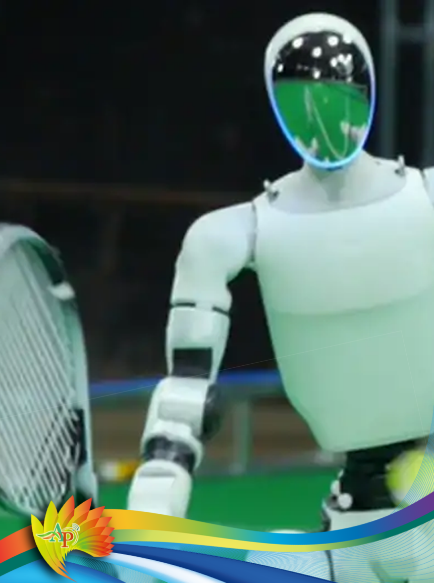 robot tenista El robot tenista, un impacto mundial de China
