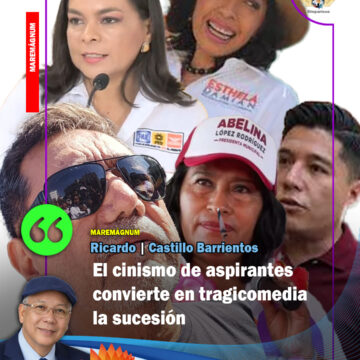 El cinismo de aspirantes convierte en tragicomedia la sucesión