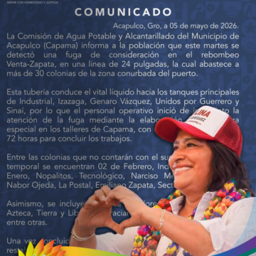 agua capama “Una fuga” dejará sin agua 30 colonias conurbadas, anuncia CAPAMA