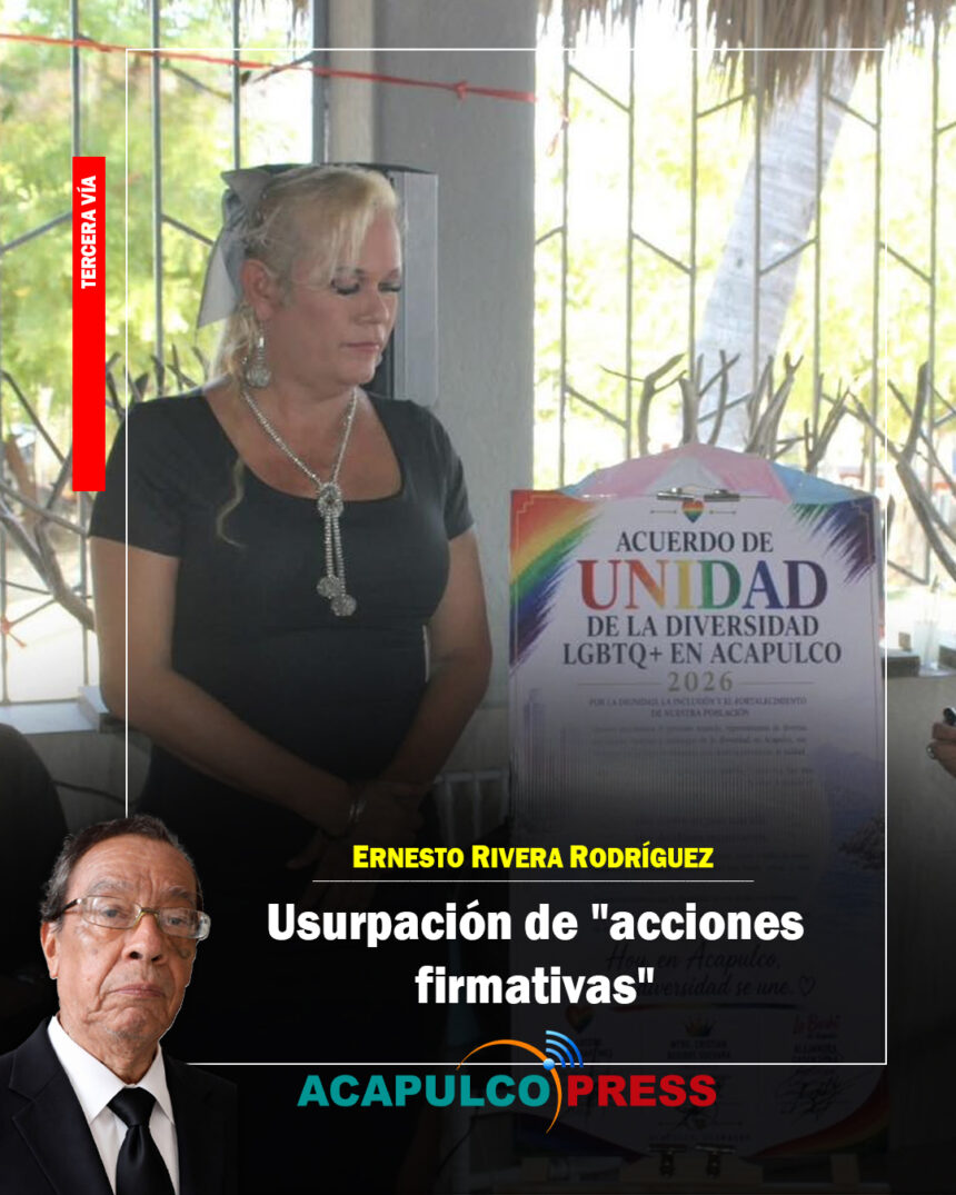Usurpación de «acciones firmativas»