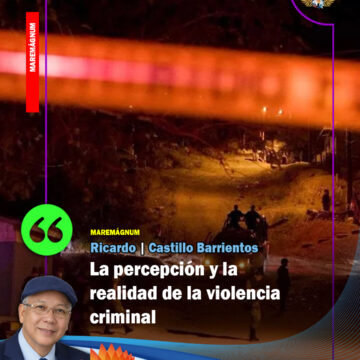 La percepción y la realidad de la violencia criminal