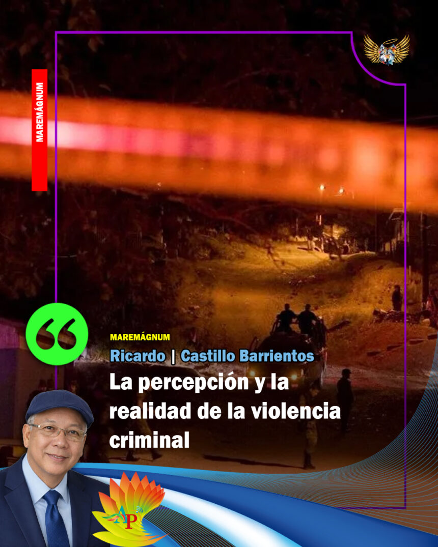 La percepción y la realidad de la violencia criminal