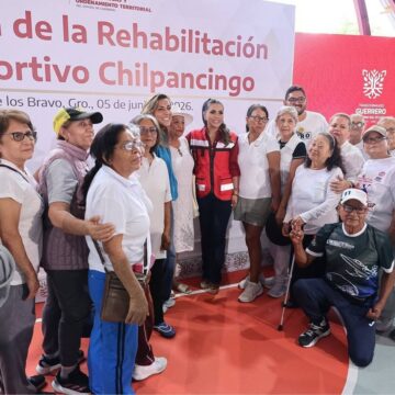 POLIDEPOTIVO CHILPANCINGO4 Inauguró Evelyn Salgado rehabilitación integral del Polideportivo de Chilpancingo