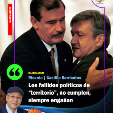 Los fallidos políticos de “territorio”, no cumplen, siempre engañan